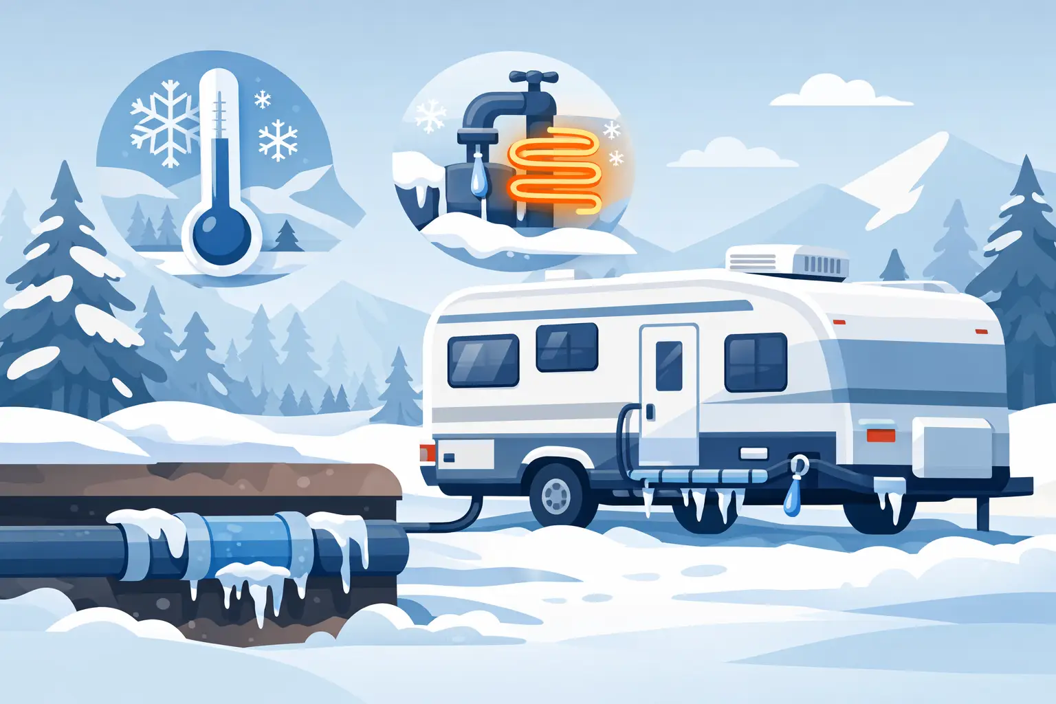 How to Keep RV Pipes From Freezing